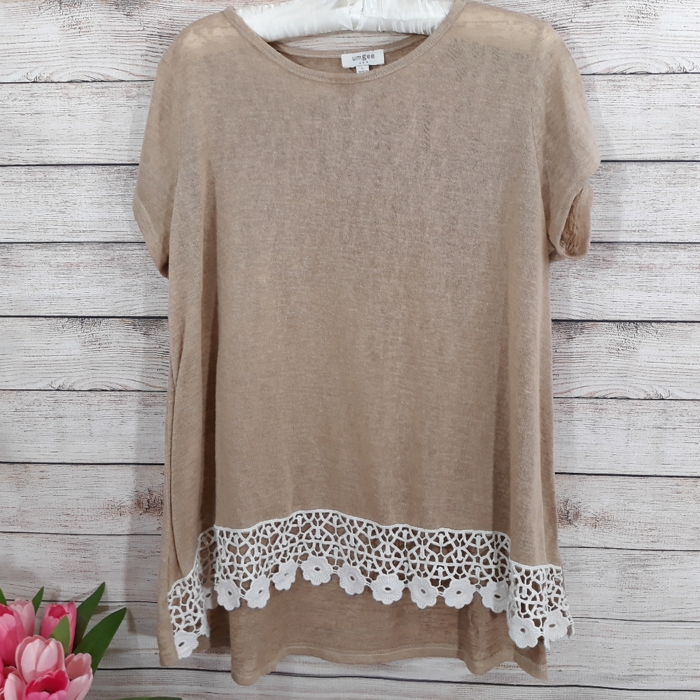 Umgee Tan Hi-Lo Top
